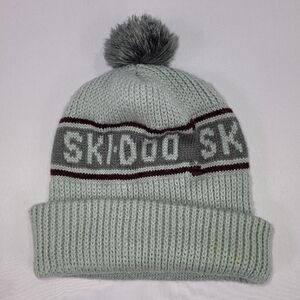 Ski-Doo Vintage Snowmobile Skidoo Toque Winter Knit Hat Youth One Size